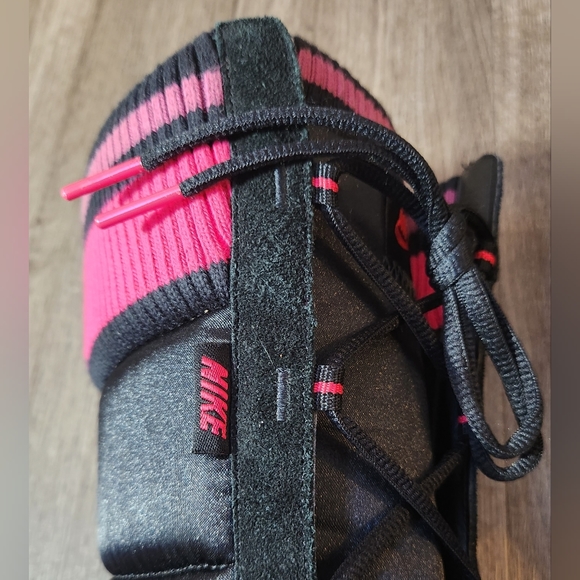 Nike Winter Hi 2 Puffer Suede Boots Women's Size 7 317244-002 Black & Pink - Picture 4 of 5